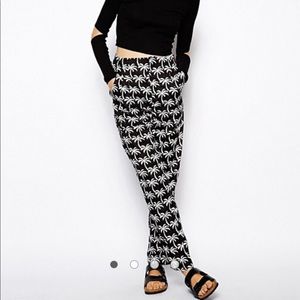 Sister Jane Palm Tree Print Pant